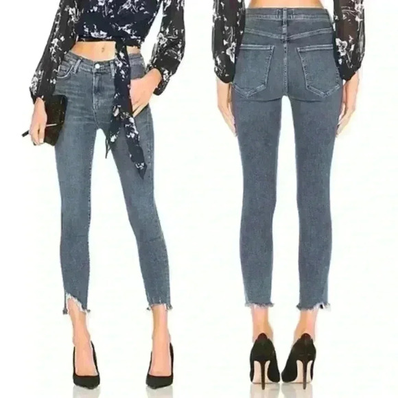 Agolde Sophie High Rise Skinny Crop in Discretion Size 24 - Picture 1 of 10